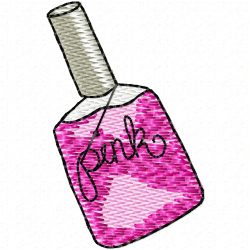 Makeup Embroidery Design 5